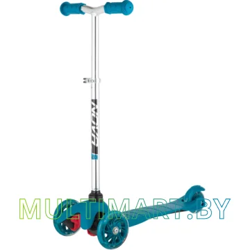 Самокат Novatrack Disco-Kids Basic 120H.DISCOKIDS.GBL20 (зелено-синий, 2020)